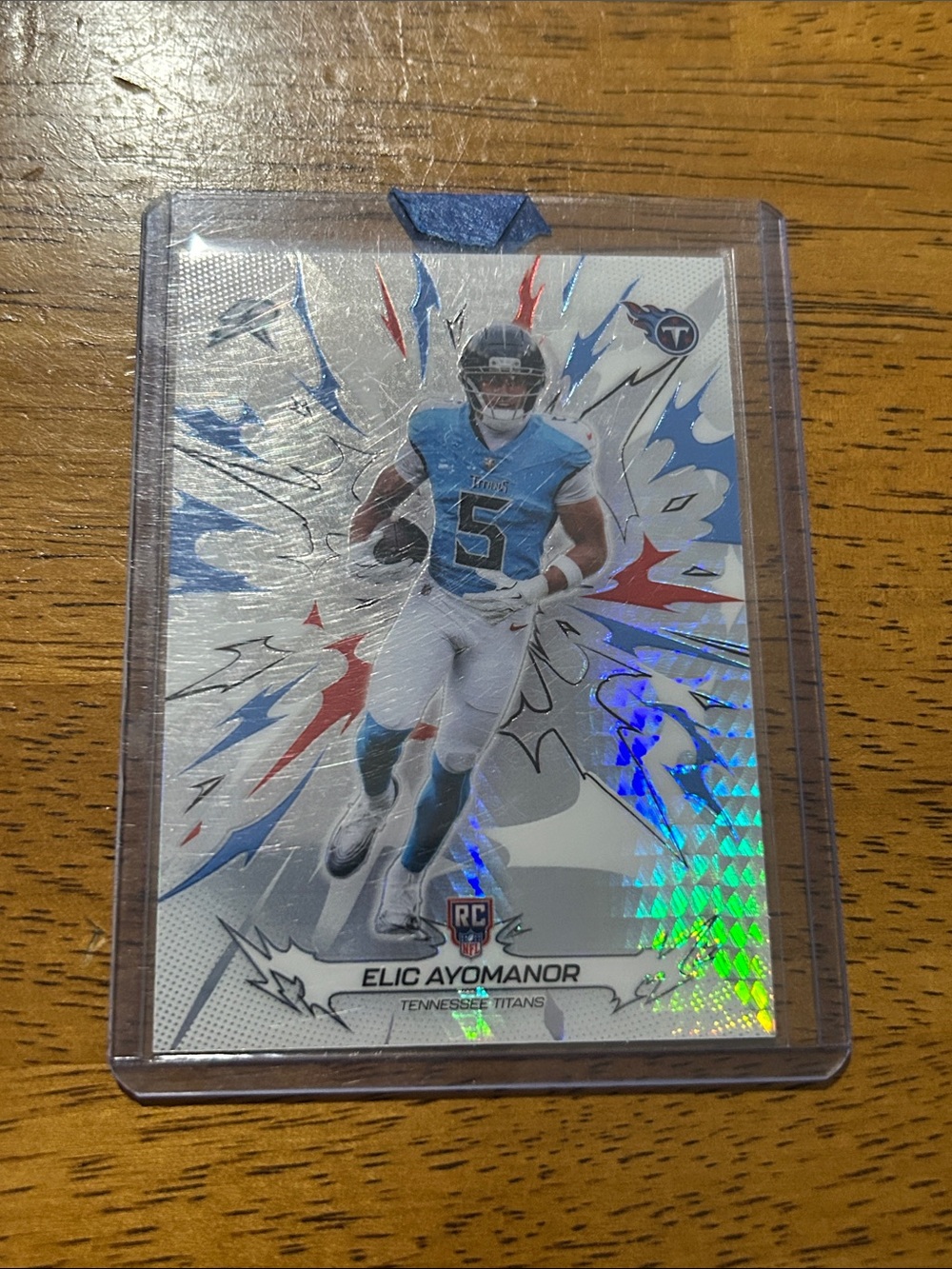 Tennessee Titans NFL Elic Ayomanor Football Rookie Card